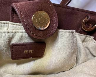 JW PEI Brown Suede Handbag