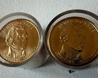 World Reserve Monetary Exchange Presidential Dollar Coin Rolls, Sealed