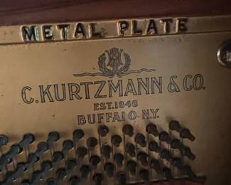 C. Kurtzmann & Co. Upright Piano