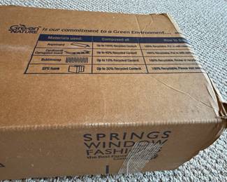 Springs Window Fashions Custom Blinds/Shades Box