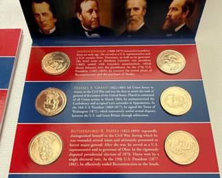2011 and 2012 US Mint Presidential $1 Coin Uncirculated Sets (Denver and Philadelphia)