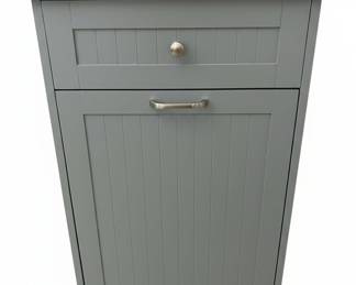 Farmhouse Style Single Tilt-Out Cabinet with Drawer