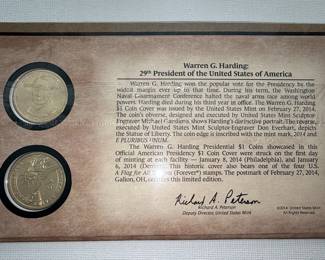 2014 Warren G. Harding Presidential $1 Coins, Sealed