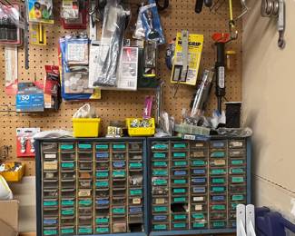 Metal Parts Organizer Cabinets
