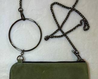 Zara Suede Ring Crossbody Bag