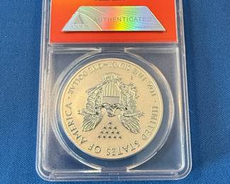 2012-S American Silver Eagle Reverse Proof ANACS RP69 DCAM