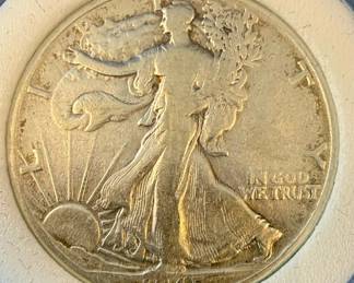 1945-D Walking Liberty Half Dollar
