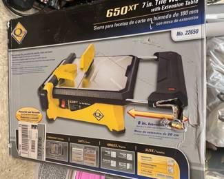 QEP 650XT 7-inch Tile Wet Saw with Extension Table