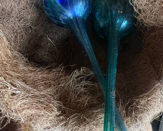 Hand Blown Glass Watering Globes