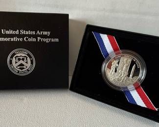 2011 United States Army Commemorative Proof Clad Half-Dollar with COA