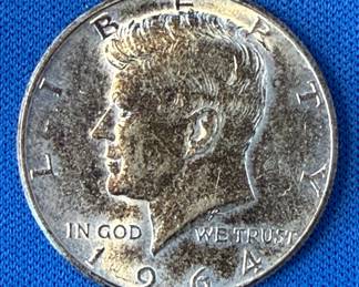 1964 Kennedy Half Dollar - 90% Silver