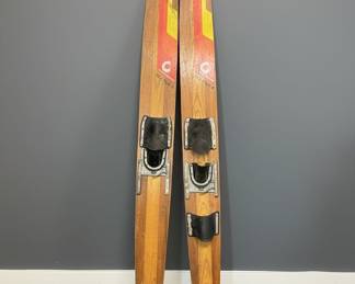 Cypress Gardens Dick Pope Jr. Vintage Water Skis
