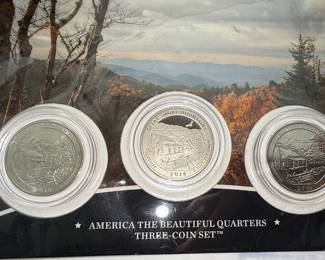 2014 "America the Beautiful Quarters" Three-Coin Sets - Great Smoky Mountains & Shenandoah National Parks