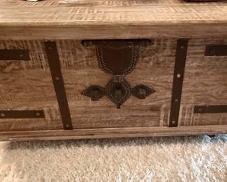 Pottery Barn Lift-Top Trunk Coffee Table