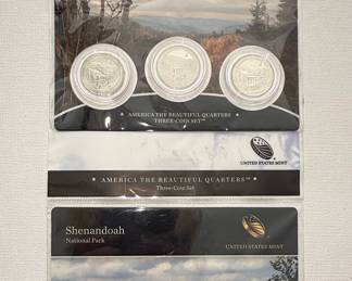 2014 "America the Beautiful Quarters" Three-Coin Sets - Great Smoky Mountains & Shenandoah National Parks