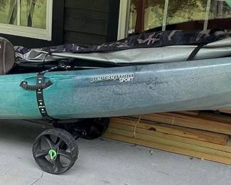 Perception Kayak with C-Tug Cart