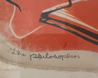 Joe Hopkins The Philosophers Print