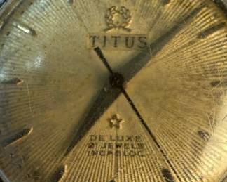 Titus De Luxe 21 Jewels Incabloc Watch