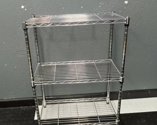 Chrome Wire Utility Shelving Unit