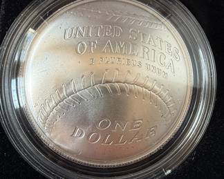 2014 National Baseball Hall of Fame Silver Dollar Coin