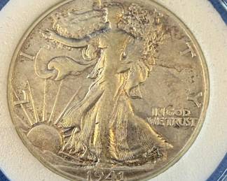 1941 Walking Liberty Half Dollar (Various Conditions)