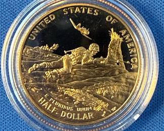 1991-1995 World War II Commemorative Proof Half Dollar