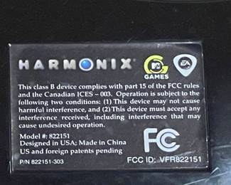 Harmonix Rock Band Fender Stratocaster Wireless Guitar Controller (Model 822151)
