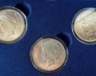 National Collector's Mint Peace Dollar Three-Coin Set
