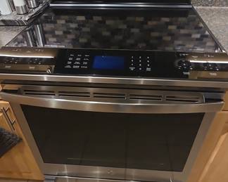 GE Profile 30" Smart Slide-In Electric Convection Range with Air Fry