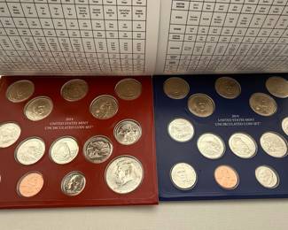 2014 United States Mint Uncirculated Coin Sets (Denver and Philadelphia)