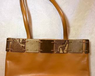 Berge Genuine Leather Italian Tote