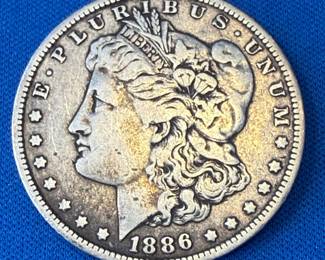 1886-O Morgan Silver Dollar