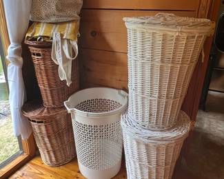 Wicker Laundry Hamper Baskets