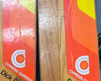 Cypress Gardens Dick Pope Jr. Vintage Water Skis