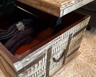 Pottery Barn Lift-Top Trunk Coffee Table