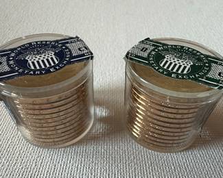 World Reserve Monetary Exchange Presidential Dollar Coin Rolls, Sealed