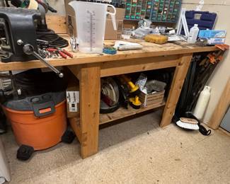 Custom Wood Workbench