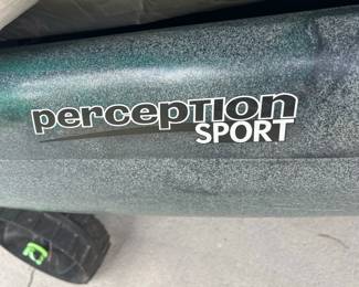 Perception Kayak with C-Tug Cart