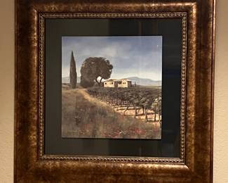 Joe Sambataro "Osteria" Tuscan Landscape Print