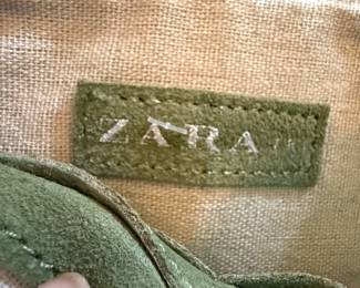 Zara Suede Ring Crossbody Bag