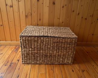 Woven Seagrass Storage Trunk