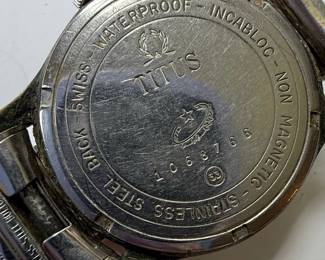 Titus De Luxe 21 Jewels Incabloc Watch