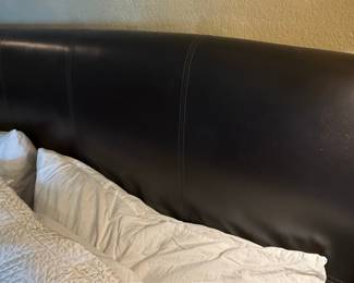 Contemporary Style King Sleigh Bed