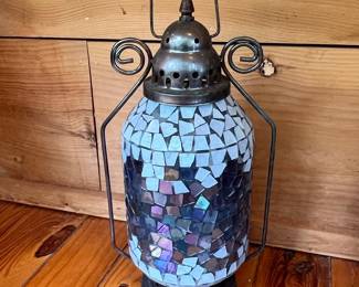 Mosaic Glass Lantern
