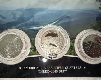 2014 "America the Beautiful Quarters" Three-Coin Sets - Great Smoky Mountains & Shenandoah National Parks