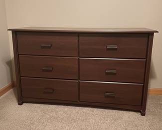 Homelegance Erwan Espresso 6-Drawer Dresser