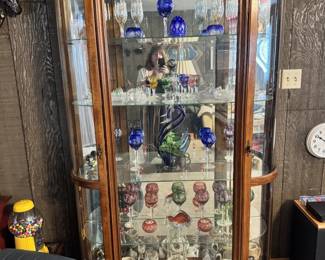 Glassware and Display Cabinet