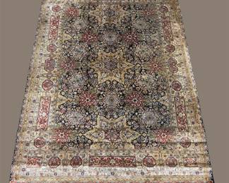 Muted traditional rug with intricate all-over design