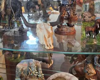 lots of cowboy and other collectibles