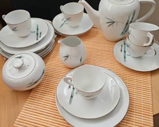 Asian inspired tea set